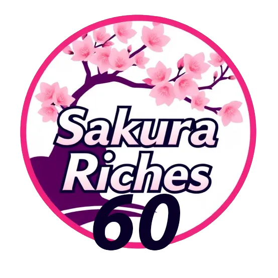 Sakura Riches 60 slot machine logo